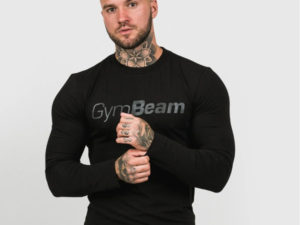 Tričko Long Sleeve T-shirt Leisure Black – GymBeam
